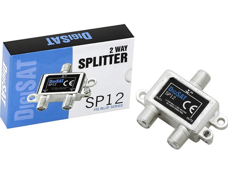 Repartidor Repartidor Divisor de Sinal de Satélite Antena para TV 1 x Entrada 2 x Saídas 5-2400MHz
