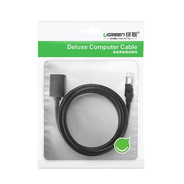 Extensão Cabo rede Macho - Fêmea RJ45 Cat 6 FTP 1000 mbps Ugreen 0.5m