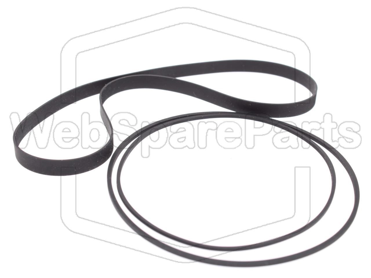 Kit de correias para gravador de bobinas Akai GX-600DB