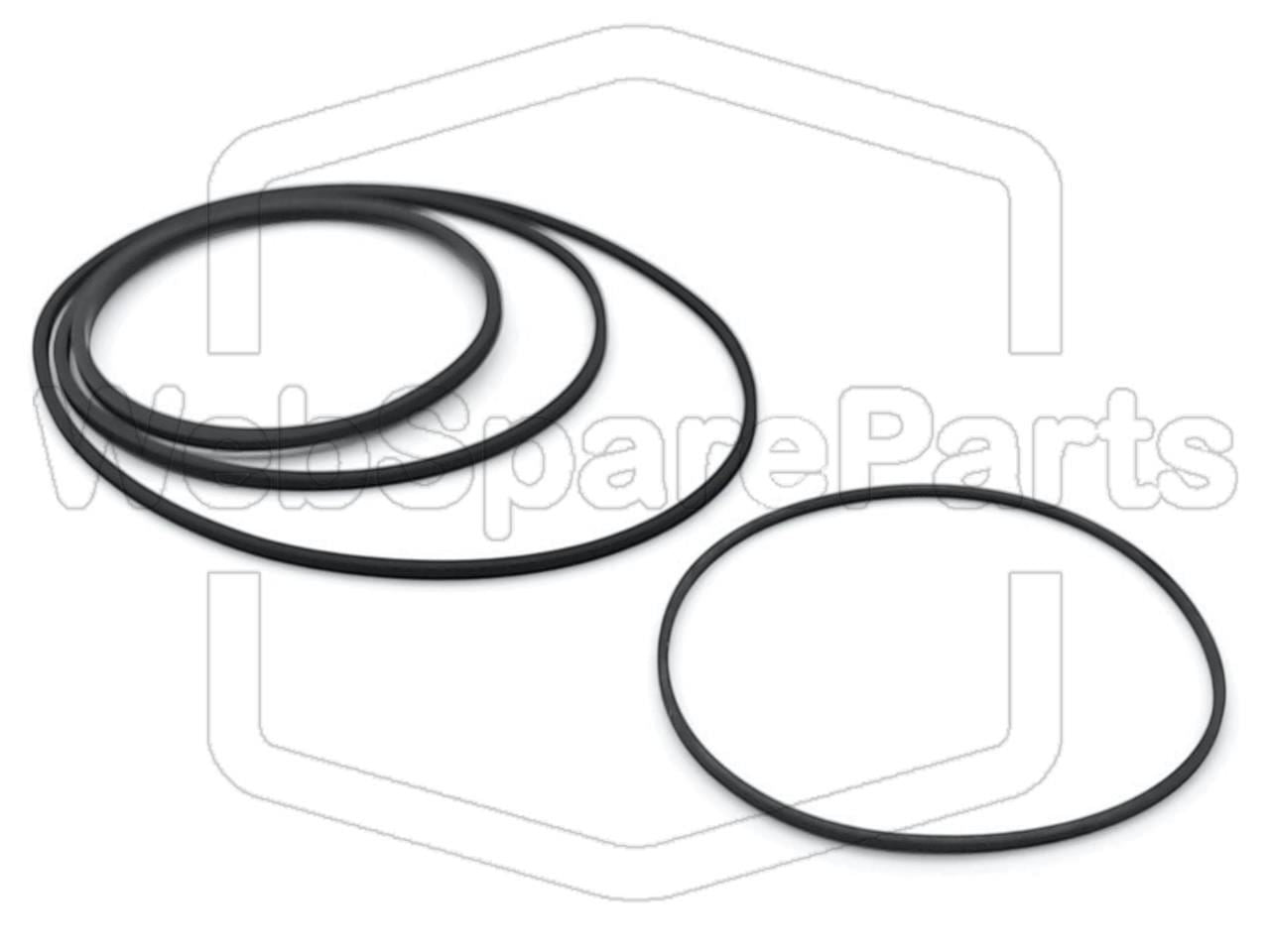 Kit Correias Para Deck de Cassetes Sharp RT-W500H