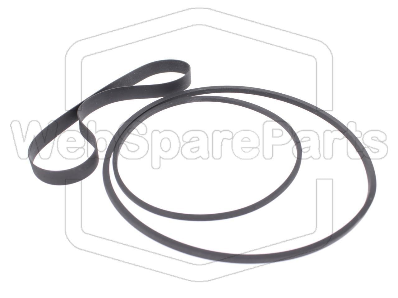 Kit de correias para video gravador Fisher VBS-9000 Betamax