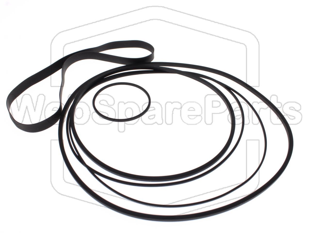 Kit de correias para video gravador Sony SL-T7 ME Betamax