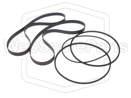 Kit de correias para deck de cassetes Lo-D D-W700