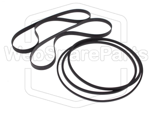 Kit Correias Para Boombox Sharp GF-666