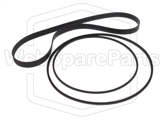 Kit Correias Para Deck de Cassetes Sanyo C-9