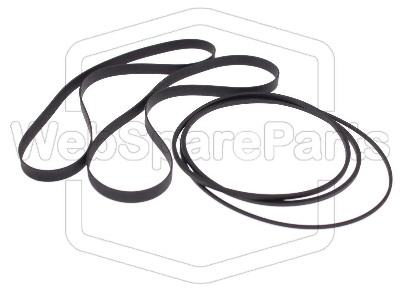 Kit Correias Para Leitor de cassetes duplo estéreo Technics RS-X40W