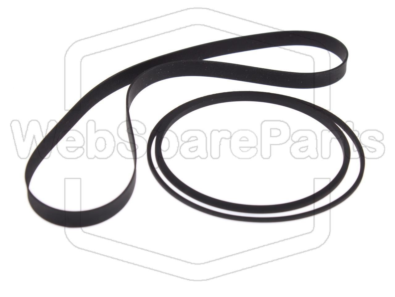 Kit de Correias (Versão 2) Para Deck de Cassetes Akai GX-C44D