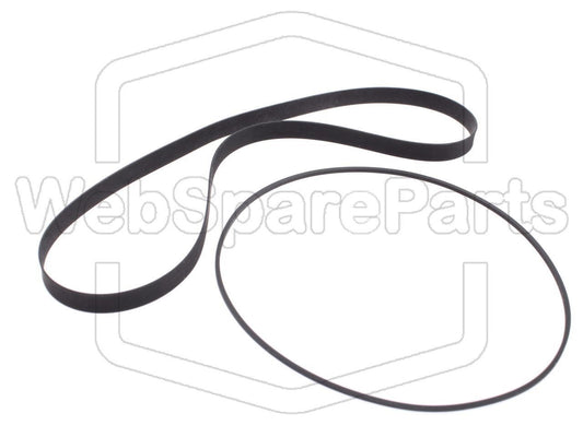 Kit de correias para deck de cassetes Teac-Tascam 122