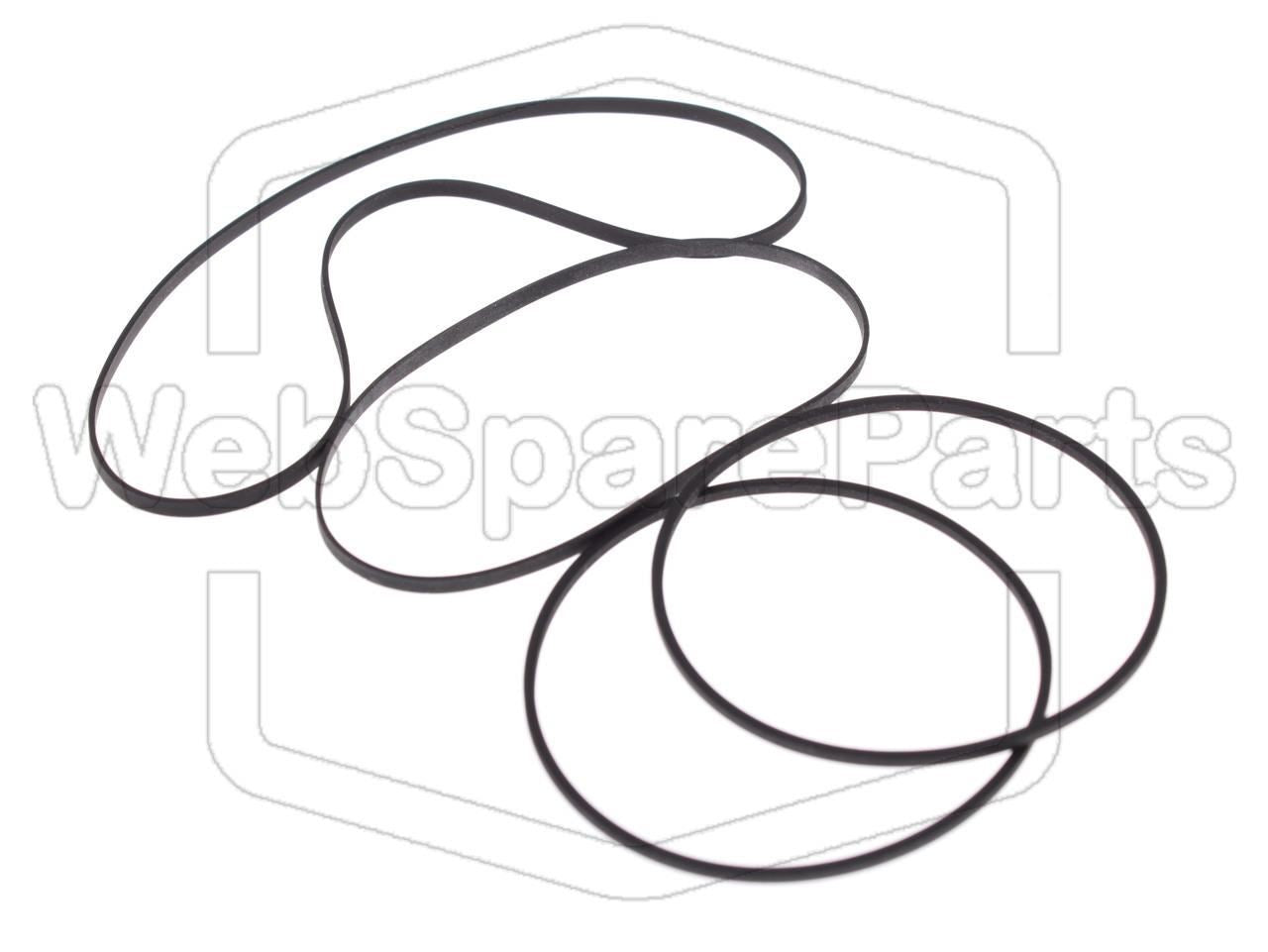 Kit Correias Para Deck de Cassetes Panasonic RX-DT707