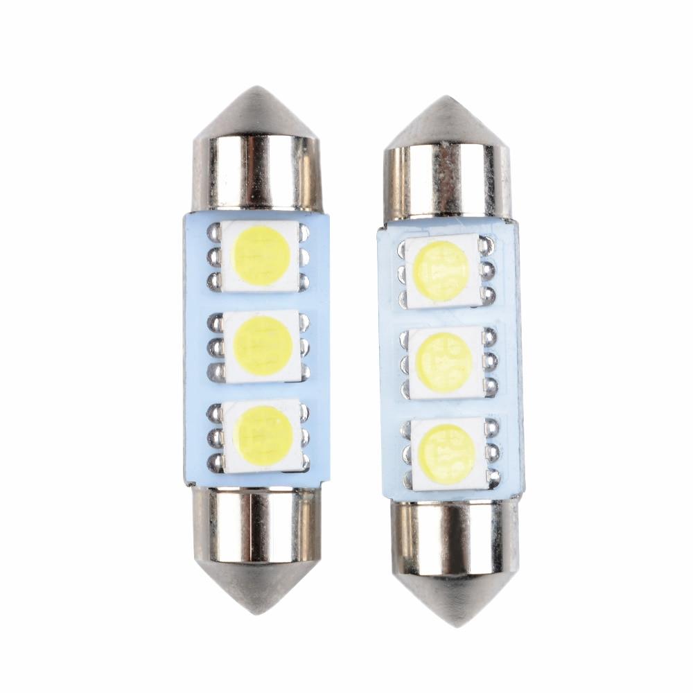 Lâmpada LED Festoon 39 C5W 3SMD5050 12V 0.5W (2 UNIDADES)