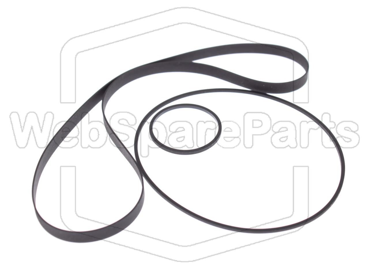 Kit Correias Para Deck de Cassetes Grundig SCF 6000