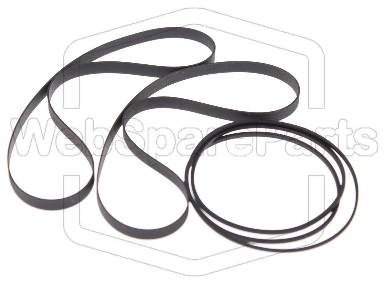 Kit Correias Para Deck de Cassetes Duplo Kenwood X-7WS