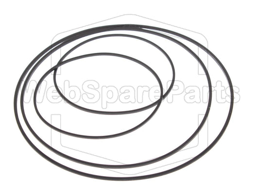 Kit de correias para deck de cassetes duplo Pioneer XR-A500/EE