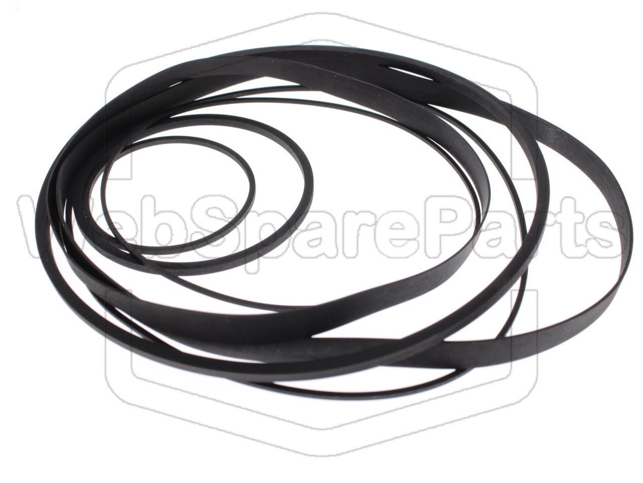 Kit de correias para video gravador Toshiba V-5480 Betamax
