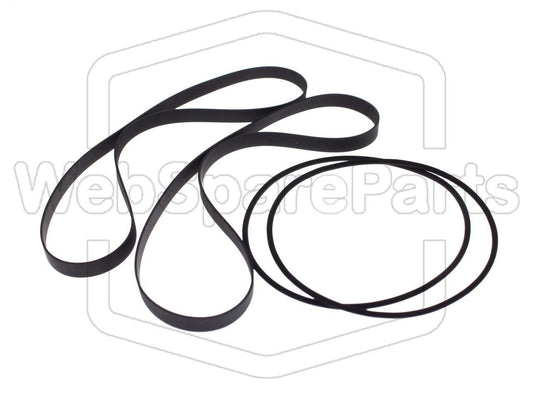 Kit de correias para deck de cassetes duplo Technics RS-CH9