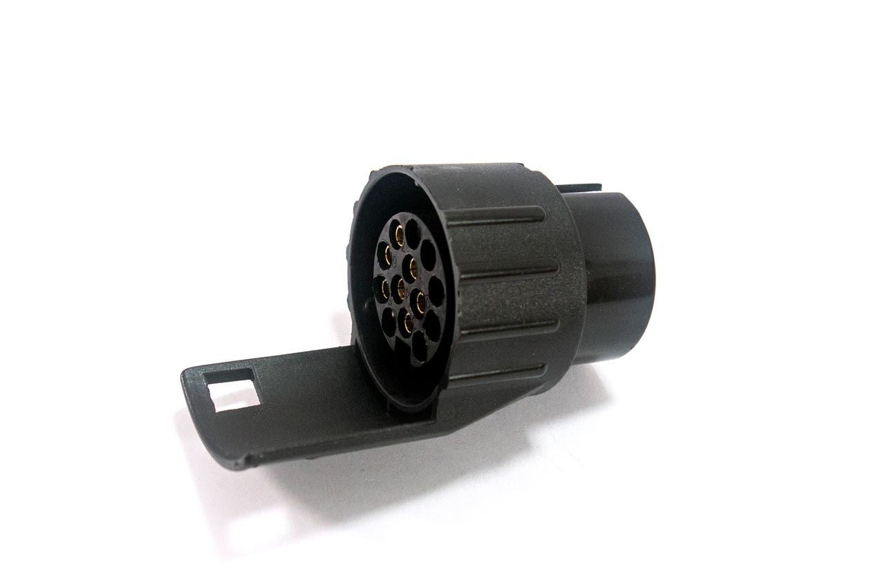 Adaptador 7 para Ficha de Reboque - Preto