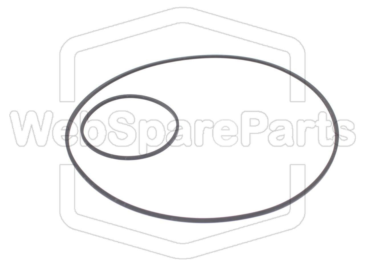 Kit de correias Para Deck de Cassetes Grundig CN 510 HiFi