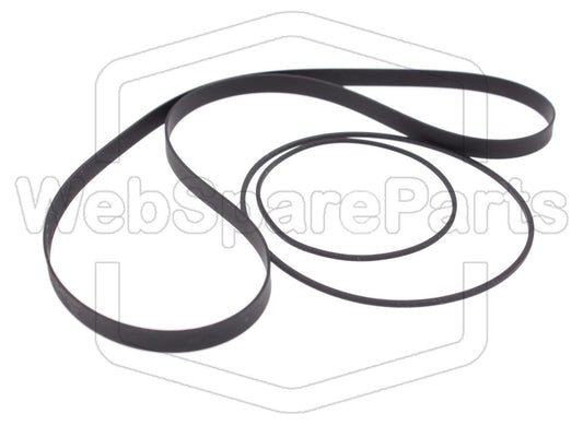 Kit de correias para deck de cassetes Dual C-818