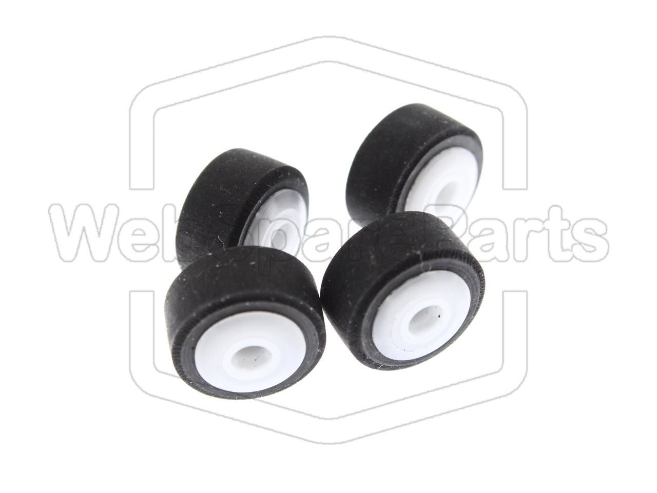 Rodas de pressão (pinch rollers) para deck de cassetes duplo Pioneer RX-740S