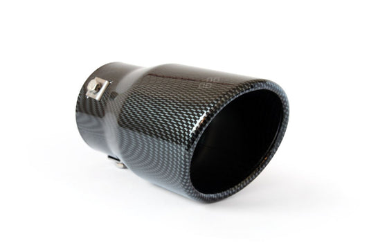 Ponteira de Escape Redonda Aço Especial Preta