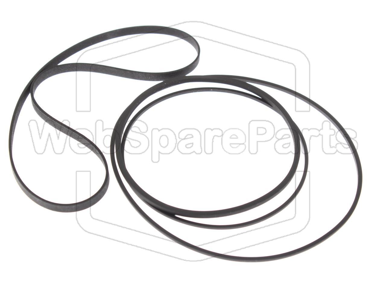 Kit de correias para rádio leitor de cassetes Pioneer SK-350
