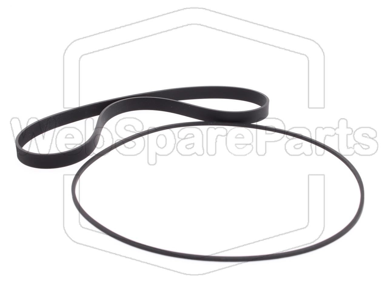Kit de correias para gravador de bobinas Akai GX-4000DB