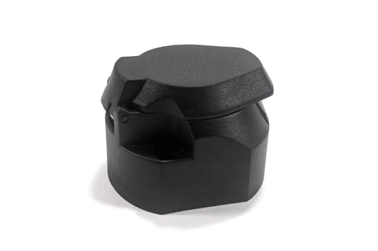 Ficha de Reboque 12/24 Volts 7-Pinos Fêmea - Preto