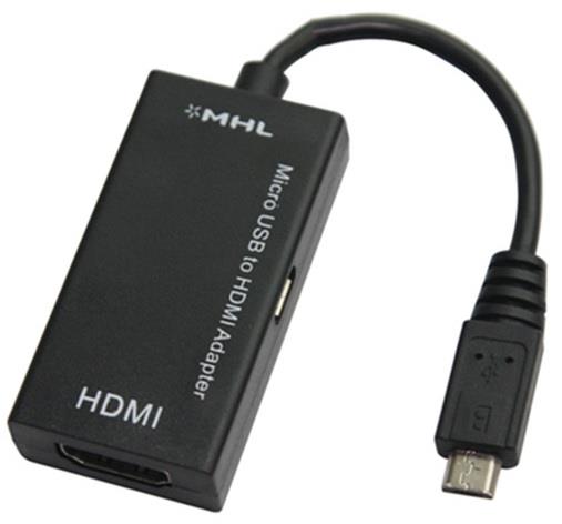 Adaptador Conversor Micro USB - HDMI Fêmea 1080P Android