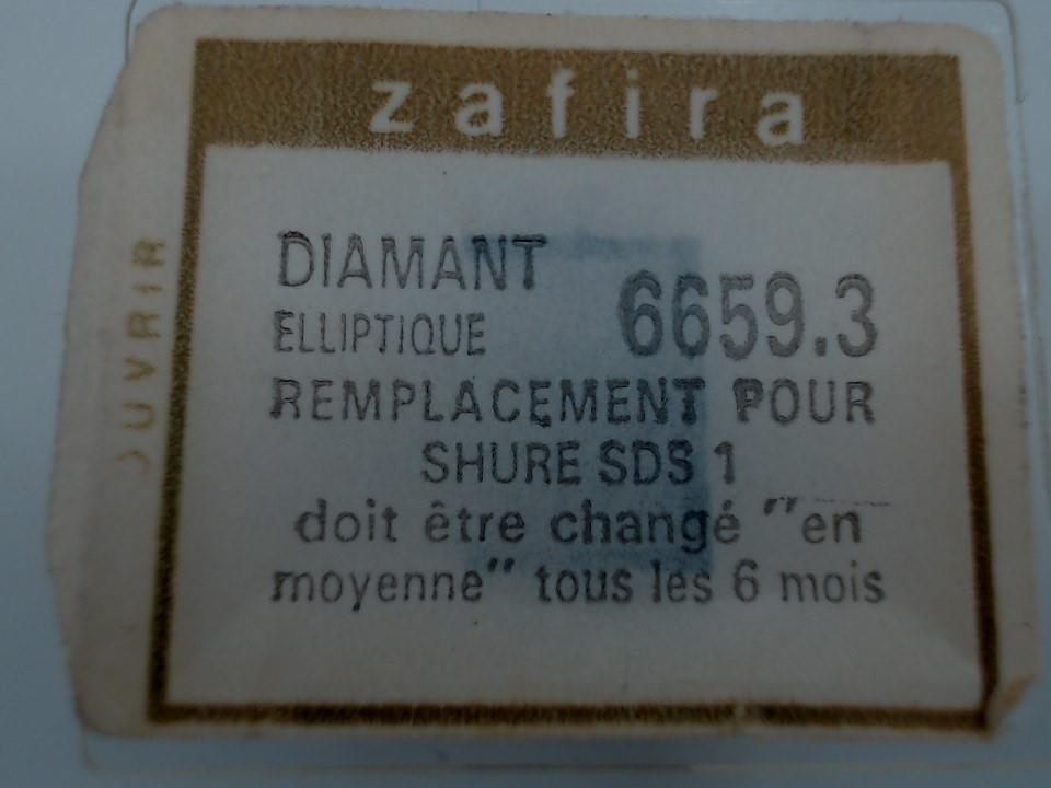 Zafira 6659.3 Agulha Diamante Cônica Para Gira Discos