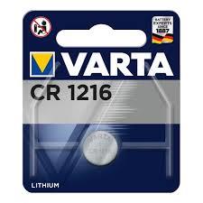 Pilha Litio Botao 3.0V CR1216  Varta Validade JUL-2029