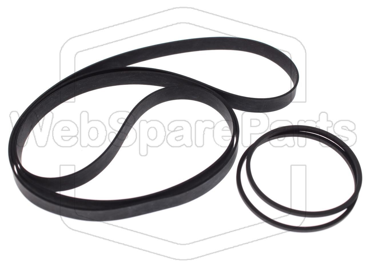 Kit Correias Para Gira Discos Mitsubishi LT-640