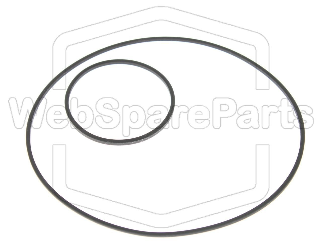 Kit de correias para auto-rádio leitor de cassetes Pioneer KEH-500QR