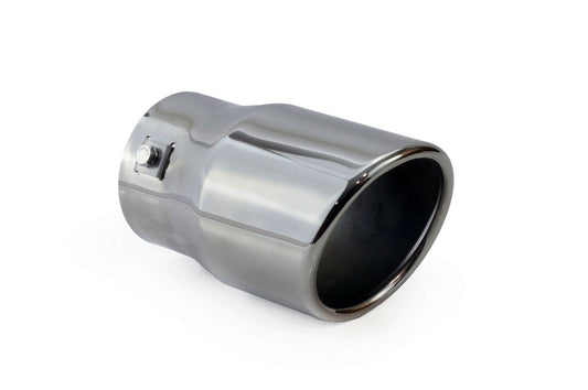 Ponteira de Escape Cromada Oval em Aço Especial