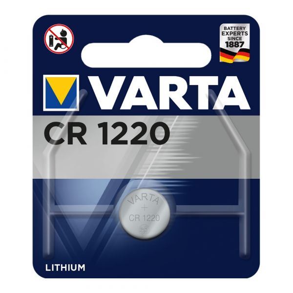 Pilha Litio Botao 3.0V CR1220 Varta Validade JUL-2029