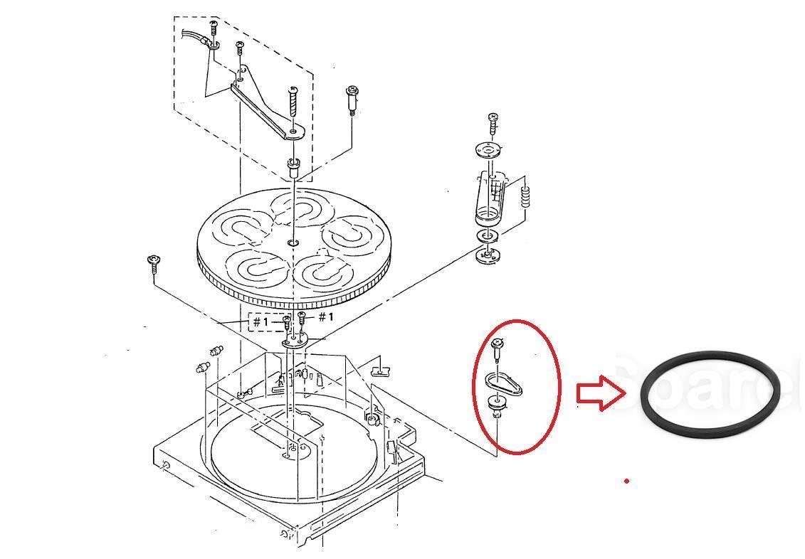 Correiao TABLE DISC Para Leitor de CD Sony HCD-D560