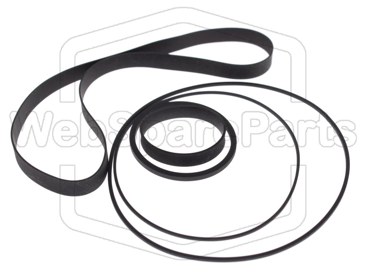 Kit de correias para video gravador Toshiba V-9680 Betamax