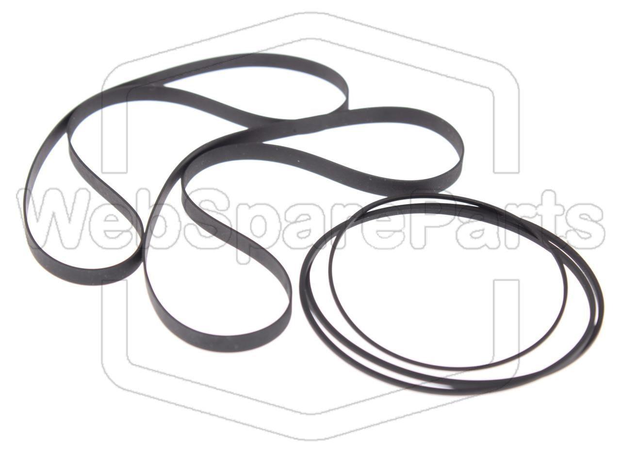 Kit Correias Para Deck de Cassetes Duplo Kenwood AX-43