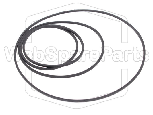 Kit de correias para deck de cassetes duplo Pioneer XR-J1500C