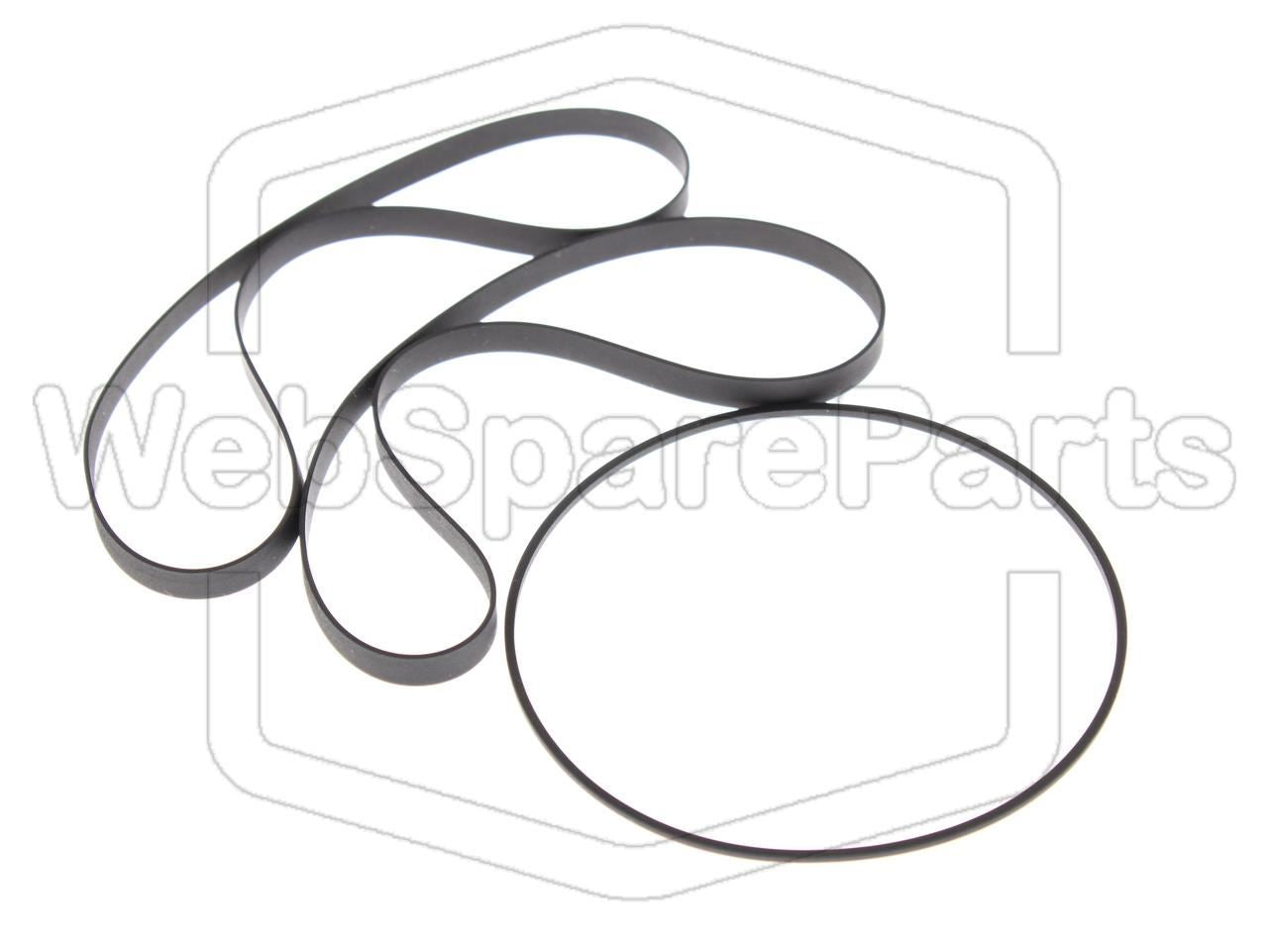 Kit de correias para deck de cassetes duplo Sony TC-V33W