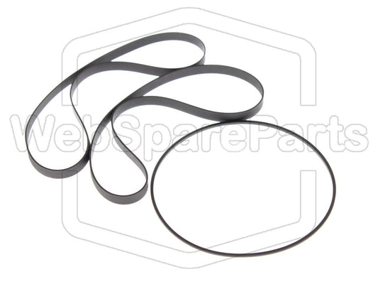 Kit de correias para deck de cassetes duplo Sony TC-V33W