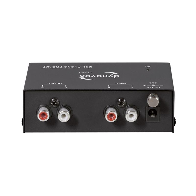 TC-20 phono preamplifier black