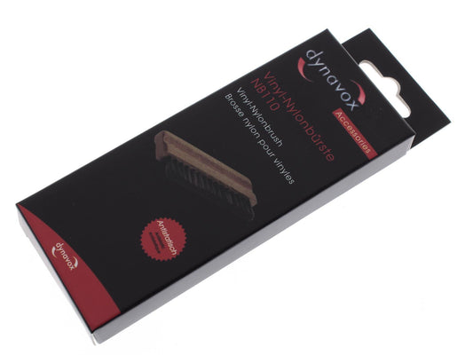 Escova de limpeza para discos de vinil em nylon Dynavox NB110