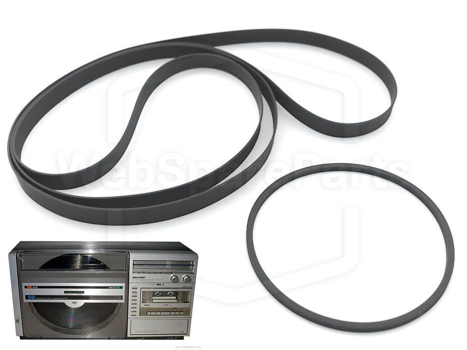 Kit de correias para gira-discos Sharp VZ-3000