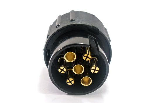 Ficha de Reboque 12/24 Volts 7-Pinos Macho