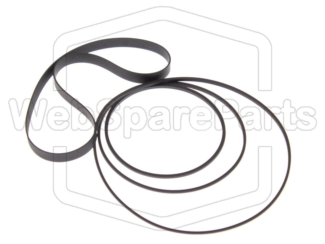 Kit de correias para rádio leitor de cassetes Panasonic RX-5050