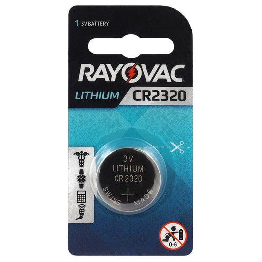 Pilha Litio Botao 3.0V CR2320 Rayovac Validade DEZ 2025