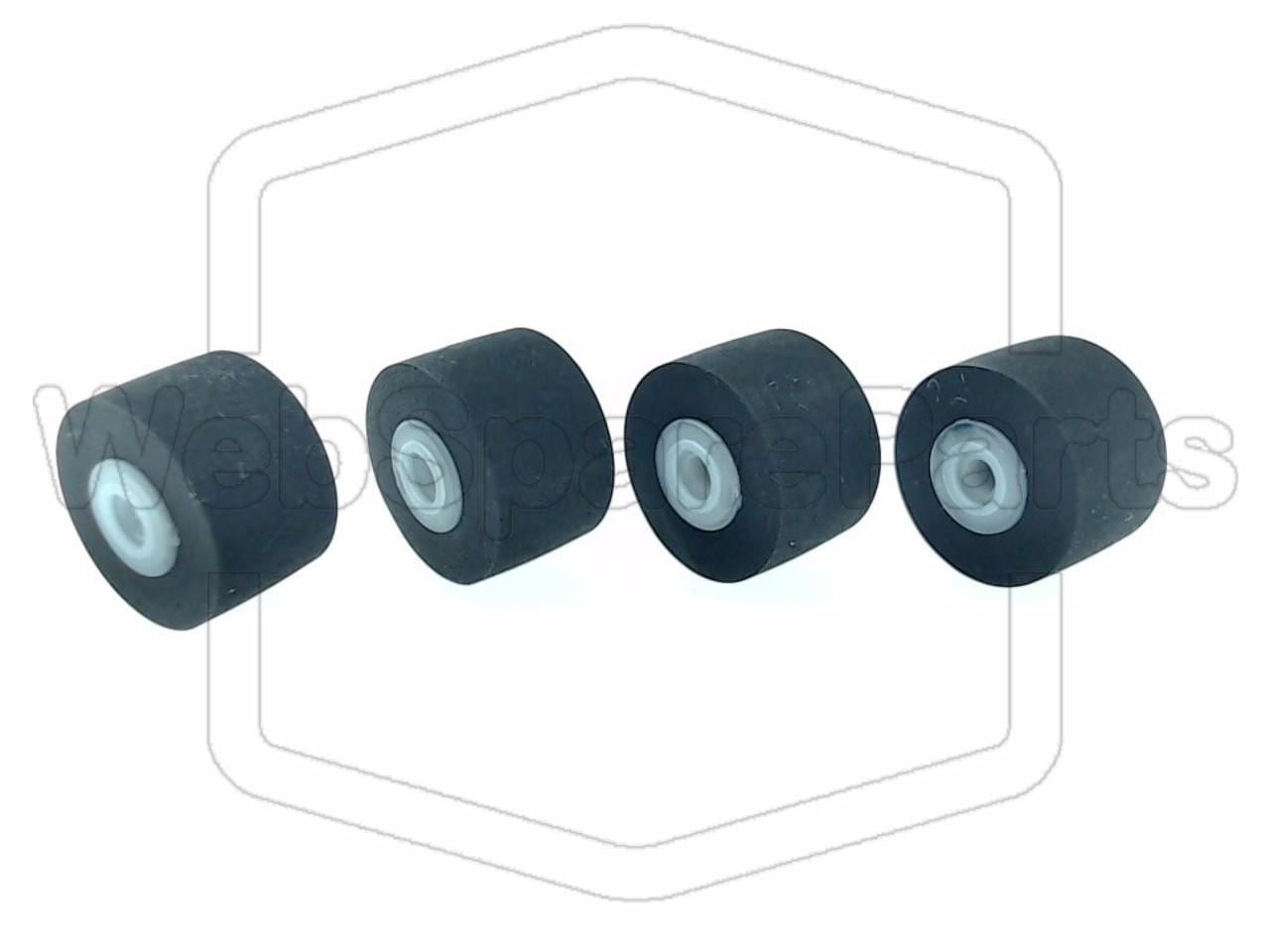 Rodas de pressão (pinch rollers) para deck de cassetes duplo Aiwa XK-W828