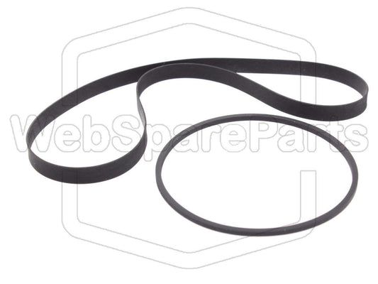 Kit de correias para deck de cassetes Teac Tascam 234 L SYNCASET