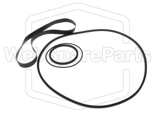 Kit de correias para video gravador Sharp VC-2300 N