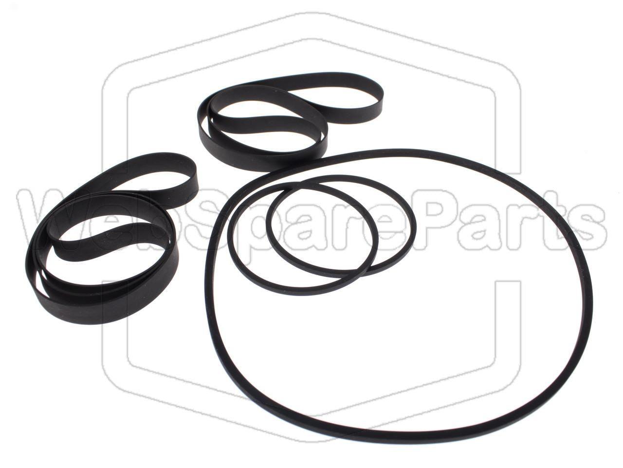 Kit Correias Para Video Cassette Tensai TVR-810 Betamax